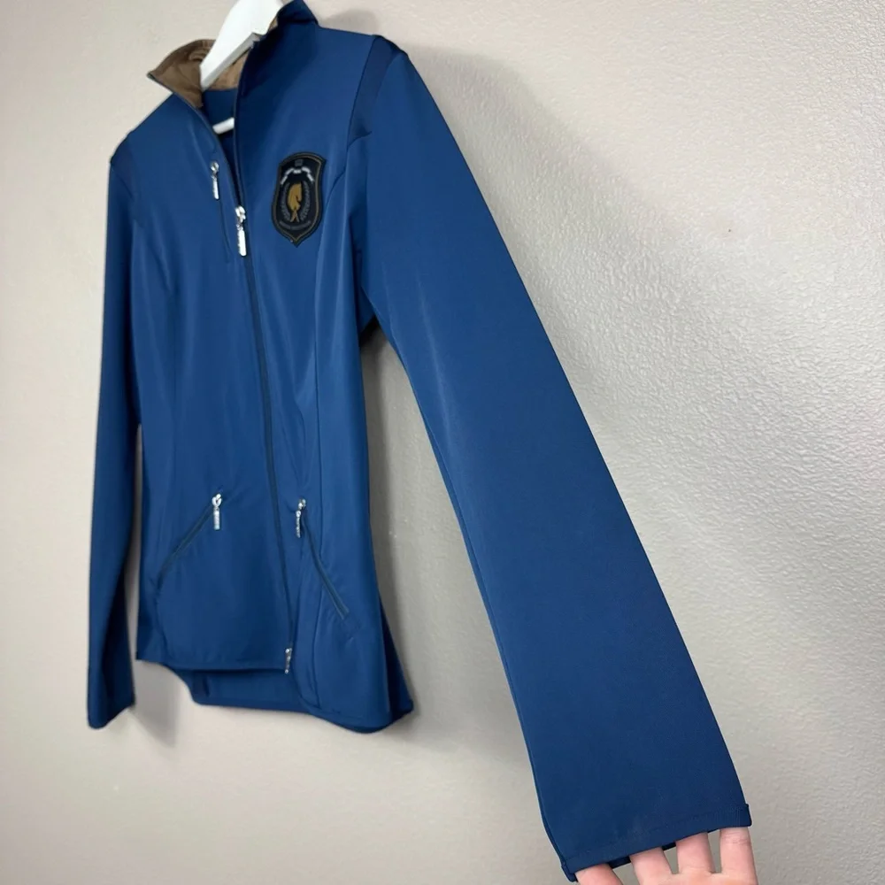 Arista equestrian full‎ zip schooling jacket horse riding stretch G